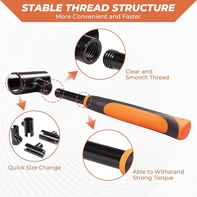 Door Hinge Gap Adjusting Tool Kit,2025 New Upgrade Hinges Gap Adjusting Wrench,4 Size Heavy Duty Steel Door Hinge Repair Tool with Rubber Grip for Alignment Of Doors and Cabinets Etc.