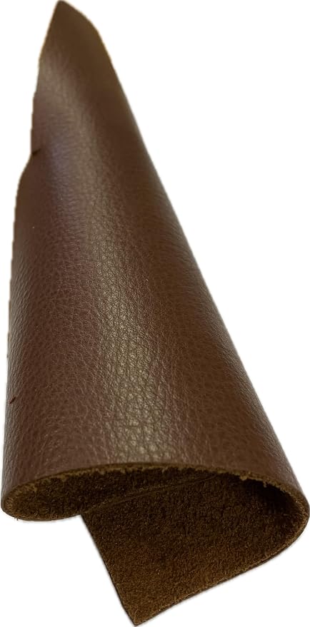 Reed Leather Hides - Cow Skins (8 inches X 11 Inches, Dark Brown) | Arts and Crafts