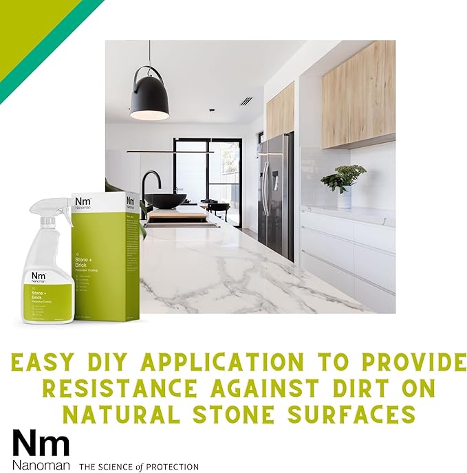 New. Nano-Technology Granite Sealer, Cleaner & Polish. Perfect for Sealing Grout, Concrete, Marble and Tiles. Easy/Self Cleaning, Water Resistant, Penetrating Stone & Concrete Sealer 26 FL OZ (750mL)