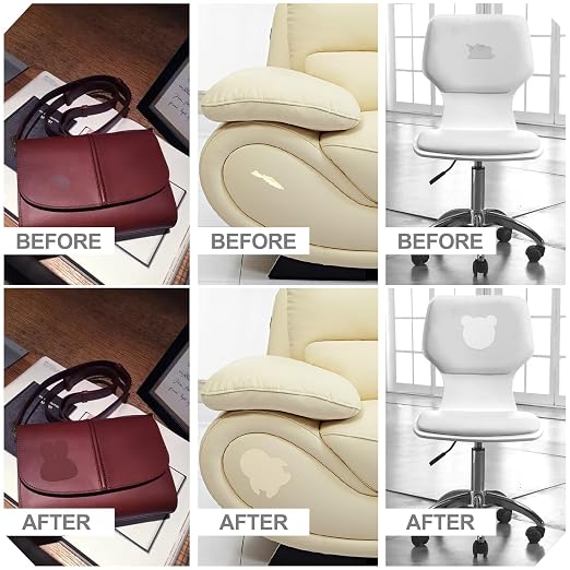 Leather Patches for Furniture,17X79inch Self Adhesive Leather Repair Patch,Leather Repair kit for Furniture, Couch,Car Seat,Motorcycle seat,Loveseat (Beige-Litchi Grain, 17X79 inch)