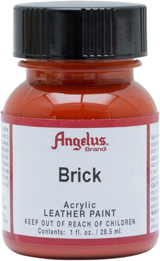 Angelus Acrylic Leather Paint, 1 Fl Oz (Pack of 1), Brick