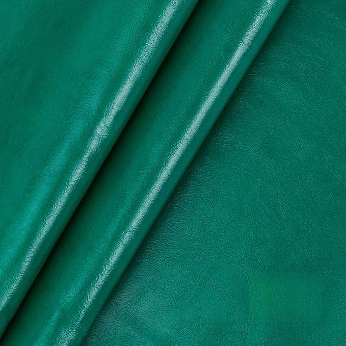Leather Repair Patch Tape Kit,Self Adhesive Leather Repair Patch,Vinyl Repair Kit for Couches Boat Seats Furniture Cars Sofa Office Chair (Emerald Green,7.87"×54.33")