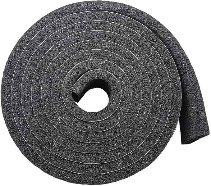 DOBTIM Pipe Insulation Foam Wrap Tape, Self Adhesive with High Resilience for Pipe Insulation Wrap 13 Ft Long x 2 Inch Wide x 1/5 Inch Thick