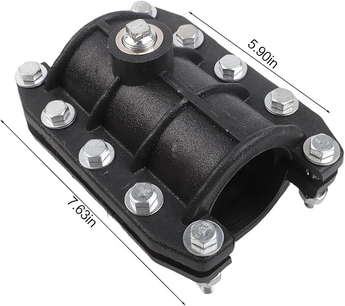 FABULETTA Pipe Repair Clamp for 25mm 32mm 63mm Copper Plastic Metal Pipes, Water Pipe Leak Fixer, Burst Pipe Sealer, PVC Joint Cast Iron Fitting,(25mm)