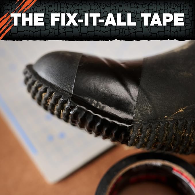 T-REX Flexible Waterproof Tape - Heavy Duty Adhesive Waterproofing Tape for Repair, Leaks, Roof Patches - Extreme Weather & UV Resistance - Black, 2.83" x 10 Yd (Pack of 1)