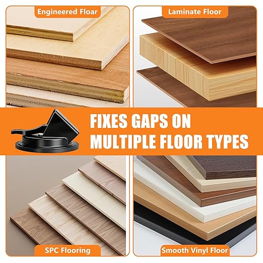 Professional Laminate Floor Gap Repair Tool,Heavy Duty Floor Gap Fixer Tool,Smooth Lvp Flooring Suction Cup Tools for Smooth Laminate, Marble, Wood Floor Gap Repairs
