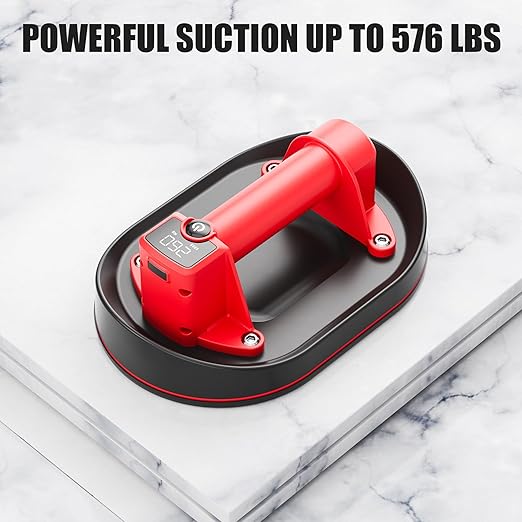 Electric Suction Cup Floor Gap Repair, Flooring Tools for Gap Fixing and Repair, for Laminate Vinyl Hardwood Plank, Professional Installation Kit with Automatic Suction Grabber to Fix Gaps Easily