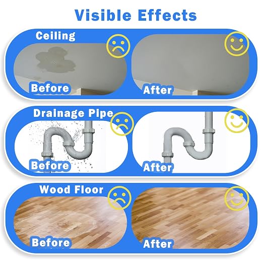 Invisible Waterproof Sealant, Liquid Waterproof Agent Transparent Repairing Leak Water Proof Adhesive for Roof & Walls (1, Kilograms)
