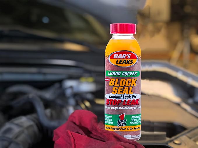 Bar's Leaks 1109 Liquid Copper Block Seal, Intake and Radiator Stop Leak, 18 oz. | One Step, Safe for All Cooling Systems