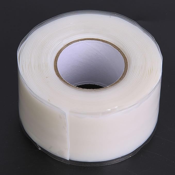 Pipe Repair Tape and White and Red Tape, Watertight Tape for Quick Pipe Repairs, for Home Plumbing Supplies (White)