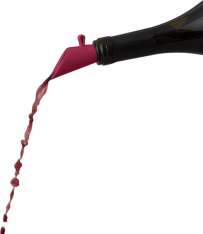 Houdini Flipper Wine Pourer Bottle Stoppers, Fits Types, ASSORTED
