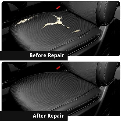 Leather Repair Patch, Breathable Perforated Self Adhesive Repair Patch, Furniture Couch Car Seats Office Chairs Sofa Repair Refurbished Faux Leather Patch (Black,15.7x39.3 inch)