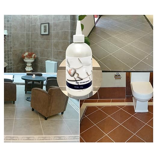 Waterproof Tile Gap Repair Filler,White Grout for Tile,Tile Gap Repair Filler,Grout Filler Repair,Grout Repair Kit,Tile Grout Repair Kit,Grout Crack Repair for Living Room Bathrooms Kitchens (1pc)