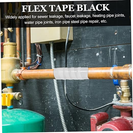 Pipe Waterproofing Tape Stop Water Leaks Seal Tape Repair Tape for Outdoor Use Flexible Silicone Rubber Sealant Tape 1 Roll