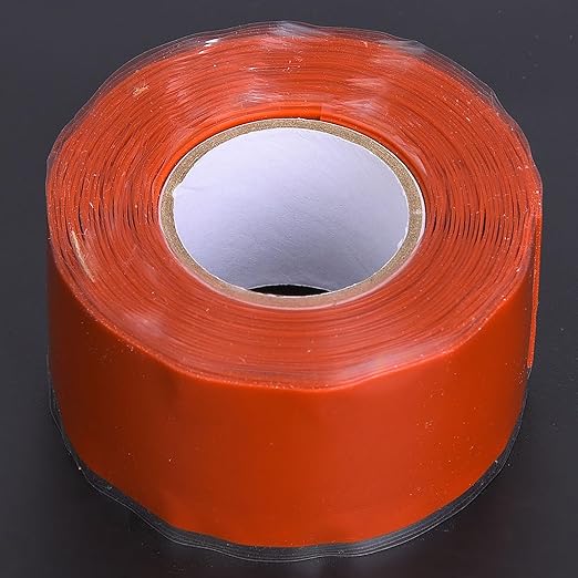 Tape Strong Adhesion PVC PPR Pipes Repairing Supplies White Red Quick Seal No Replacement Needed Flexible Durable for Home Plumbing Leak Fix (Red)