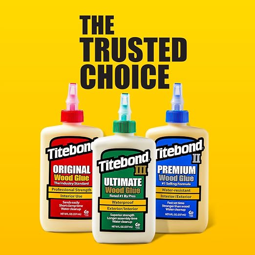 Titebond Original Wood Glue ProJug 2.15 Gal. – Professional-Grade Adhesive for Woodworking, Hardboard, Particleboard, Leather & Cloth, Great Sandability, Easy Water Cleanup – 50609
