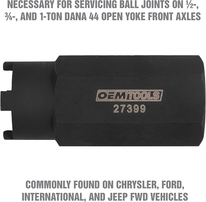 OEMTOOLS 27399 Ball Joint Spanner Wrench, Removes and Installs Ball Joint Adjusting Sleeves, for Use with Chrysler, Ford, International, Jeep FWD Vehicles