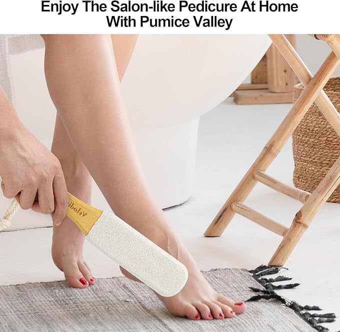 Foot File Foot Scrubber Pedicure, Pumice Stone for Feet, 2 Pack Professional Foot Scrubber Remove Cracked Heels,Dead Skin,Corn,Scraper File Foot Care Foot Rasp Massage Brush Tools Kit for Men/Women