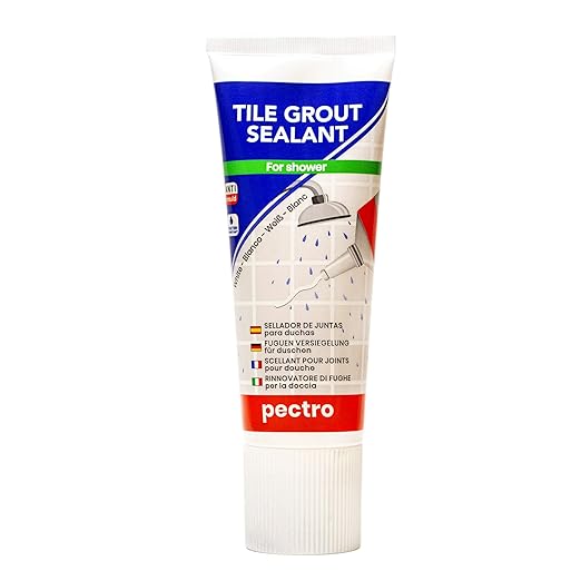 Waterproof Tile Grout Sealer – XL 6.62 oz Tube for Shower & Bathroom – Fast Drying Grout Sealant for Cracks, Gaps & Joints – White Grout Renew – Easy to Apply, Long-Lasting Protection