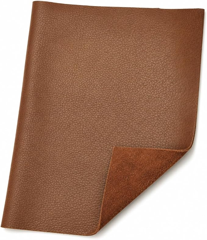 REED Leather HIDES - Cow Skins (10 Square Foot, Brown) | Arts and Crafts