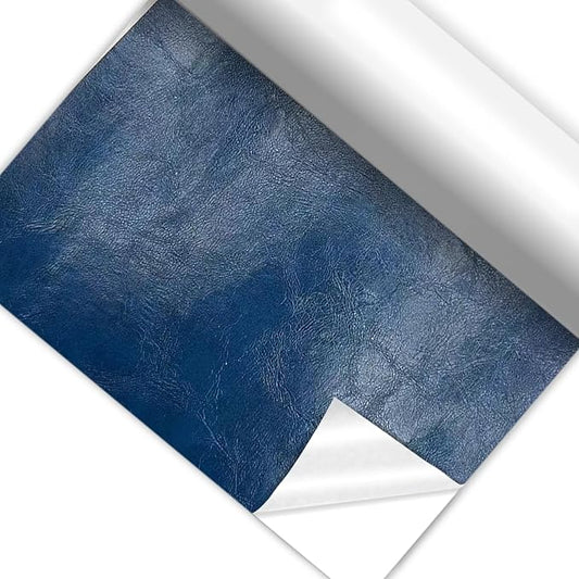 8x47 Inch Leather Repair Tape,Self Adhesive Leather Patches for Furniture,Vinyl Repair Kit for Couches,Bed,Car Seats,Chair (Royal Blue)