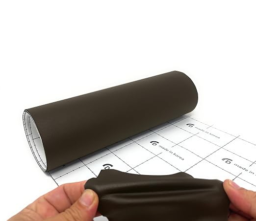 Leather Repair Tape – 12 X 48 inches Self Adhesive Waterproof Flexible Repair Patch Kit for Sofa Seating Couch Car Seat Drivers Seat Furniture Chair Leather Goods Chocolate Brown