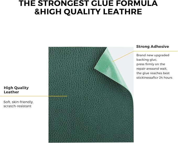 JDLUGH Sofa Leather Repair Patch Tape Self Adhesive Couch, Car Seat, Office Chair, Leather Furniture, Vinyl Repair Patch Kit for Furniture(3.5x60 Inch, Dark Brown)