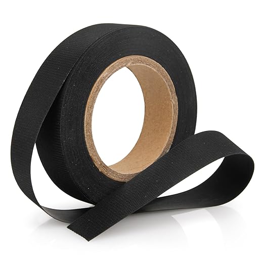 TPU Seam Sealing Tape – Waterproof Heat-Seal Fabric Repair Tape for Tents, Outdoor Gear, and Apparel, 0.79 in x 10.94 yd, Black