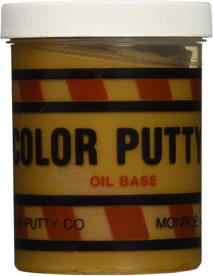 Color Putty 122 Oil Based Wood Filler Putty, 1-Pound, Honey Oak