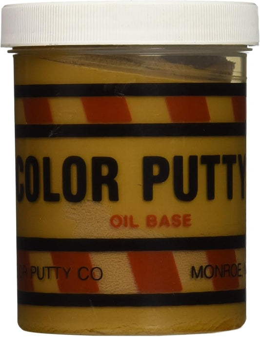 Color Putty 122 Oil Based Wood Filler Putty, 1-Pound, Honey Oak