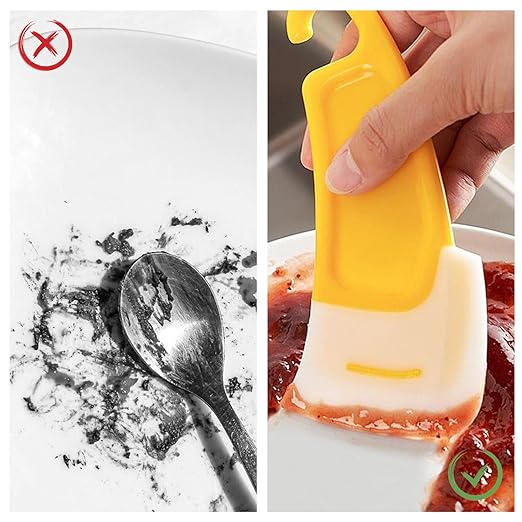 2 Pcs Silicone Spatula for 3D Printing Resin Removal 3D Resin Printer Accessories Must-Have 3D Resin Printer Tool for Resin Transfer and Protect Release Film Silicone Scraper Resin Spatula Tools