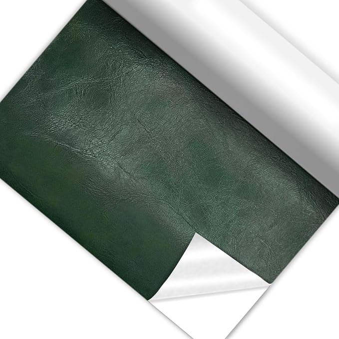 8x47 Inch Leather Repair Tape,Self Adhesive Leather Patches for Furniture,Vinyl Repair Kit for Couches,Bed,Car Seats,Chair (Army Green)