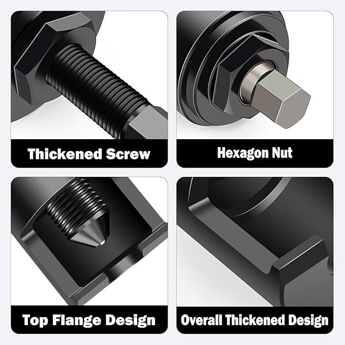 Ball Joint Removal Tool Heavy Duty Truck Ball Joint Separator Universal 36mm Forks Ball Joint Puller Compatible with Class 3–8 Trucks and Equipment