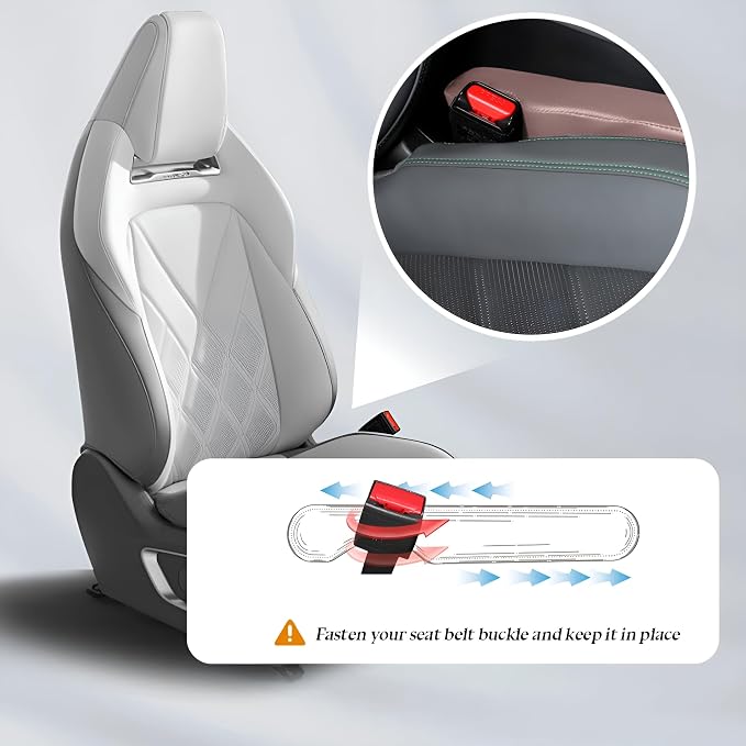 Car Seat Gap Filler, 2PCS Soft Foam Leather Vehicle Seat Crevice Blocker Stop Things from Dropping, Automotive No Drop Plug Guard Gap Stopper, Universal for Truck SUV RV (Pink)