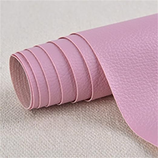 Leather Repair Patch for Couches 25 x 60 cm 1 Roll Large Self-Adhesive refinisher cuttable reupholster Tape Patches kit for Couch Car Seats Furniture Sofa Vinyl Chairs Shoes Fabric FixPink 2