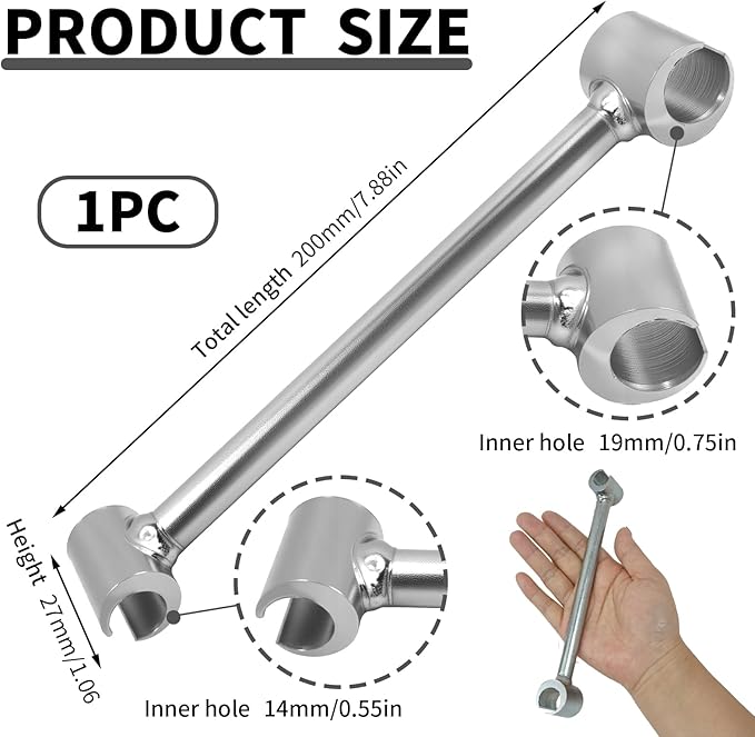 Door Hinge Adjuster, Heavy Duty Gap Adjustment Wrench Gap Fixer Tool, Residential Repair Kit Compatible with Interior Doors, for Professional Handymen and Maintenance Technicians