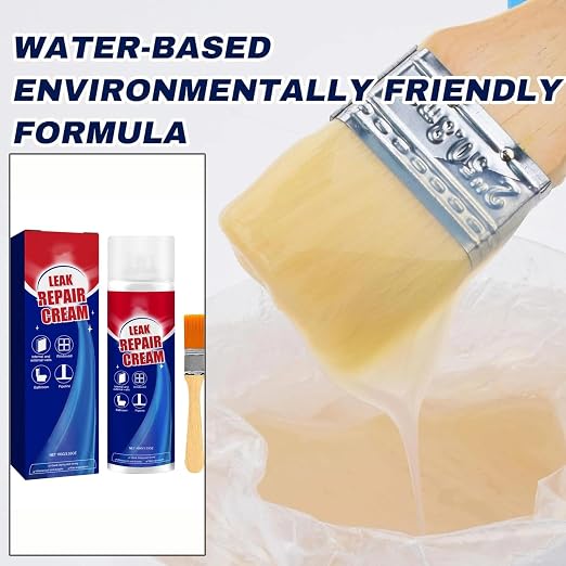Leak Repair Cream,Leak-Repair Waterproof Sealant Spray,3.53 OZ Long Lasting Flex Stop Leak,Fast Drying Transparent Sealant for Roofs Pipes Crack (2,M)