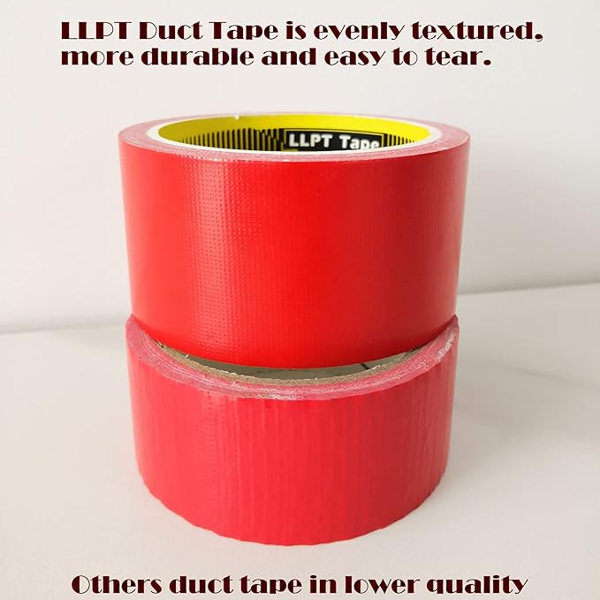 LLPT Duct Tape Premium Grade 2.36 Inches x 108 Feet x 11 Mil Easy Tear Residue Free Strong Adhesive Color Dark Blue (DT249)