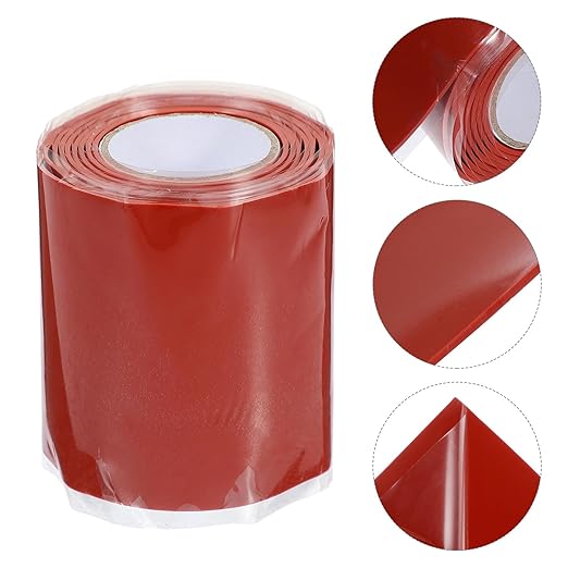 Waterproof Pipe Leak Repair Tape 5cm X 1m PVC Strong Sealant Tape Heavy Duty Silicone Rubber Hose Seal for Plumbing and Water Leak Fixing