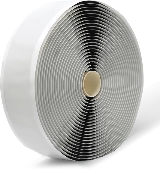 LLPT Butyl Tape Black 2 Inch x 33 Feet 5mm Thickness Water Tight Seal for Leak Proof EPDM RV Repair Window Glass Boat Sealing Roof Pipe Patching(BST5110)