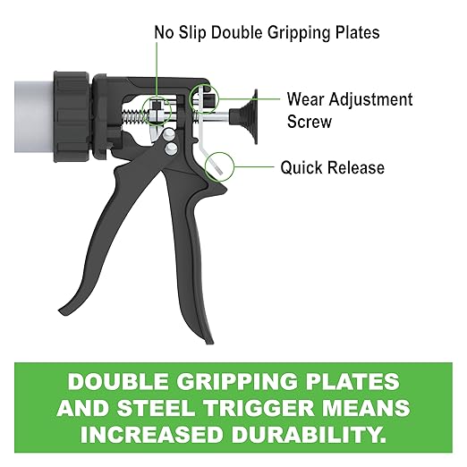 Albion Engineering Company B18S20 B-Line Manual Drive Sausage Caulking Gun, 20 oz, 18:1 Drive