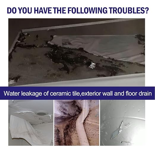 Leak Repair Coating Waterproof Glue, Efficient Leak Prevention, Flexible Waterproof Adhesive, Suitable for Seam Seepage, Window Sill Seepage, Bathroom Seepage, Roof Seepage