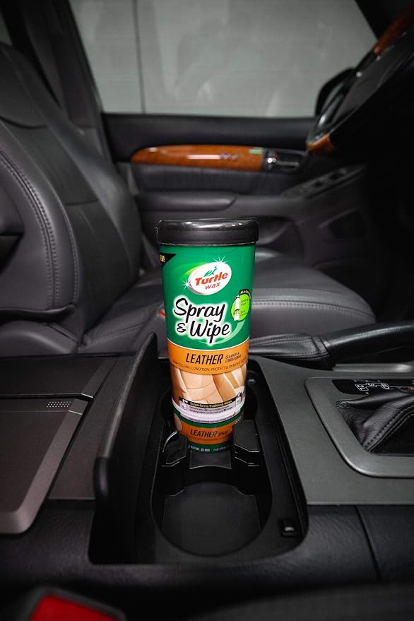 Turtle Wax 50941 Spray & Wipe Leather Cleaner & Conditioner