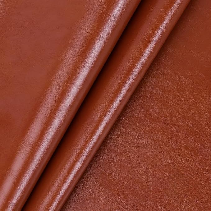 Leather Repair Patch Tape Kit,Self Adhesive Leather Repair Patch,Vinyl Repair Kit for Couches Boat Seats Furniture Cars Sofa Office Chair (Reddish Brown,19.69"×54.33")