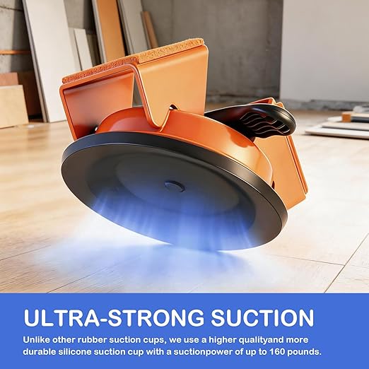Heavy Duty Floor Gap Fixer Tool with 45° Striking Surface, Enhanced Suction Cup & Slot Cutter – Ideal for Laminate, Vinyl, Wood Floors – Includes 5 Sticky Pads & Gap Blade for Seamless Floor Repairs