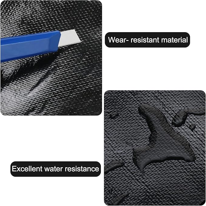 RealPlus 4" x100' RV Underbelly Tape - Camper Mobile Home Belly Tape Travel Trailer Bottom Repair - Permanent Adhesive Waterproof