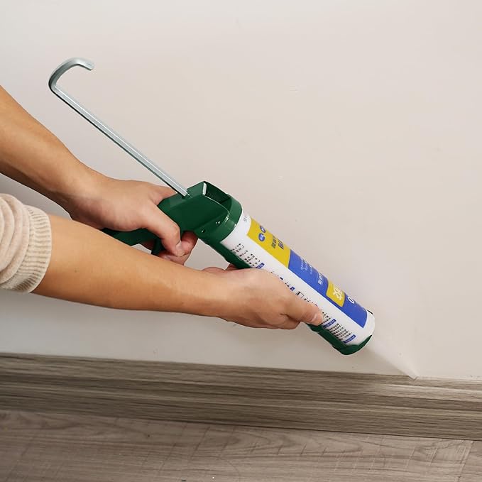 Bates- Caulking Silicone Gun, 10:1 Thrust Ratio, Hand Caulking Guns, No Drip