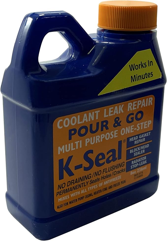 K Seal Display Multi Purpose Permanent Coolant Leak Repair 8 oz Gasket Radiator