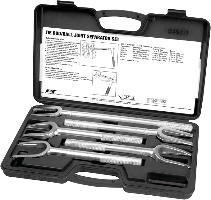 Performance Tool W89310 Tie Rod / Ball Joint Separator Set, 5-Piece