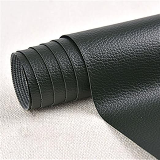 Leather Repair Patch for Couches 20 x 30 cm 1 Roll Large Self-Adhesive refinisher cuttable reupholster Tape Patches kit for Couch Car Seats Furniture Sofa Vinyl Chairs Shoes Fabric FixDark Green 2